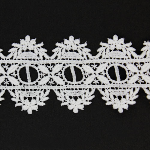68011 Guipure Lace 50mm White