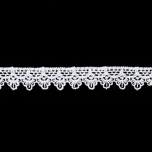 68072 Lace Guipure 17mm White