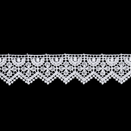 68080 Lace Guipure 40mm White
