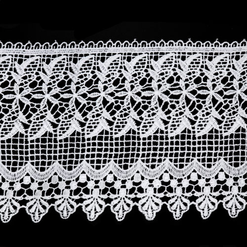 68086 Lace Guipure 150mm White
