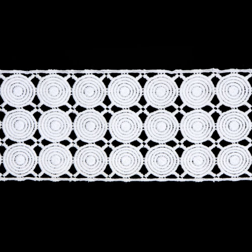 68110 Lace Guipure 90mm White