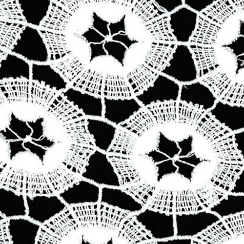 68125 Lace Guipure 80cm White