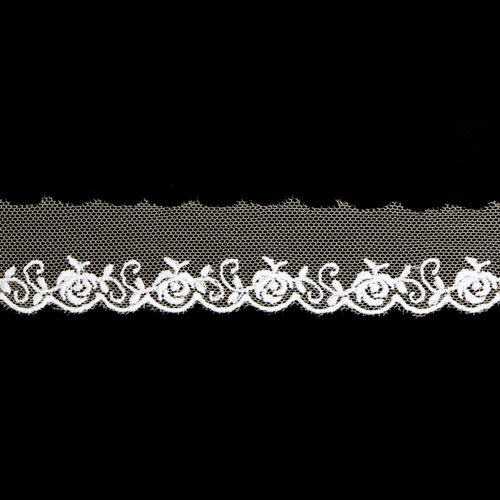 68181 Lace Guipure 28mm Cream