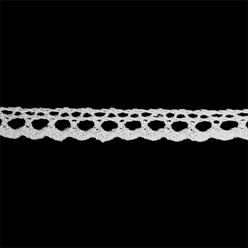 68988 Sullivans 11mm Torchon Lace - White 50mts