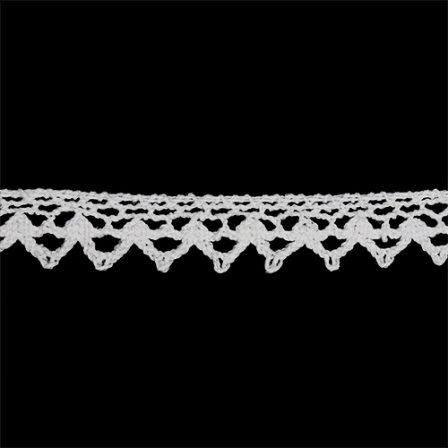 68992 Sullivans 11mm Torchon Lace - White 50mts