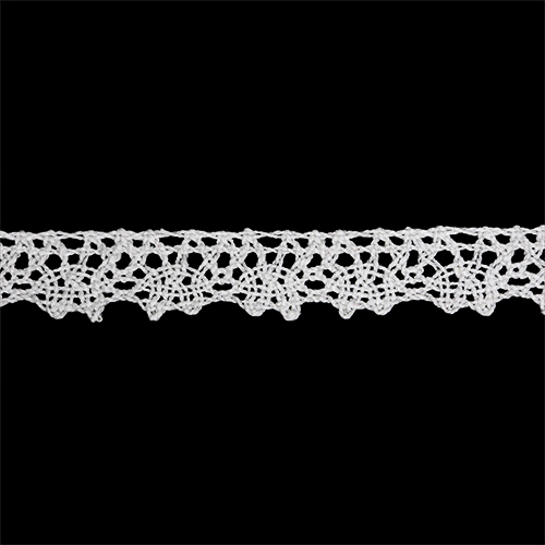 68994 Sullivans 11mm Torchon Lace - White 50mts