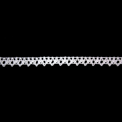 69638 Lace Torchon 10mm White