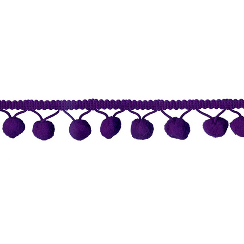 69999 Trim Pom Pom 25mm Purple