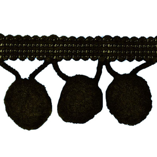 70009 Trim Pom Pom 25mm Black