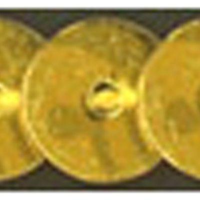 70012 Trim Sequin 6mm Gold