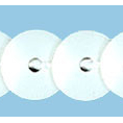 70025 Trim Sequin 6mm White