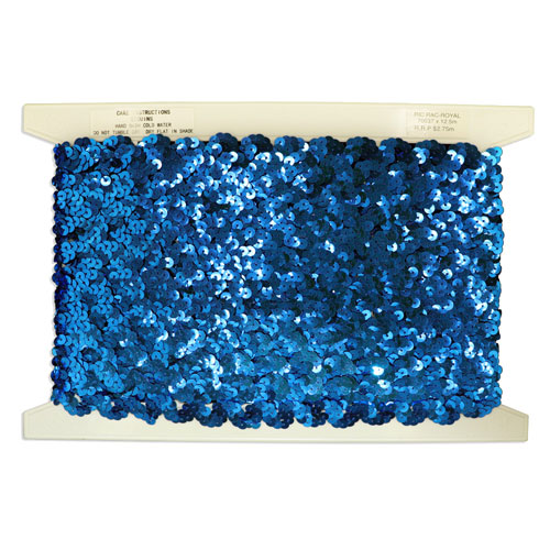 70037 Trim Sequin 20mm Royal
