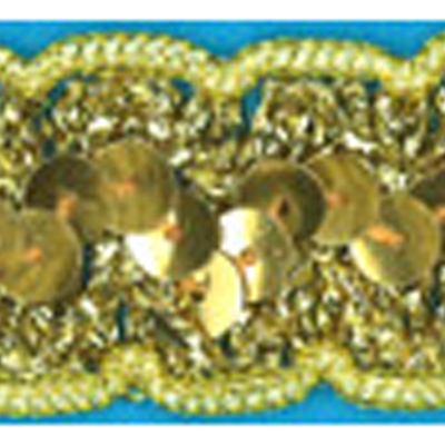 70070 Braid Sequin 25mm Gold