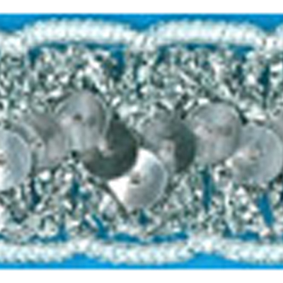 70071 Braid Sequin 25mm Silver