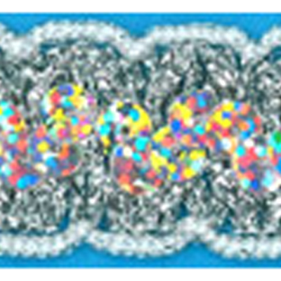 70074 Braid Sequin Laser Silver
