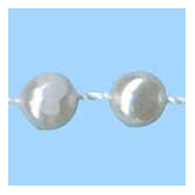 70090 Pearl Trim 6mm White