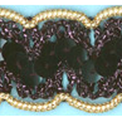 70138 Braid Sequin 30mm Black