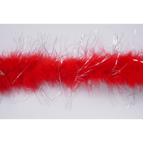 70246 Trim Marabou Red