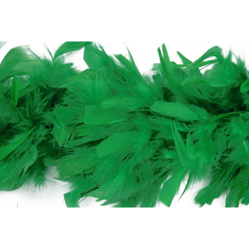 70260 Feather Boa Plain Green