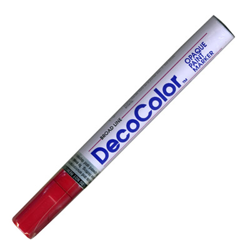 703021 Deco Colour Broad Point Red