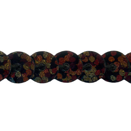 70335 Trim Sequin 6mm Black