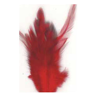 70445 Feather Tiger Tuft Red