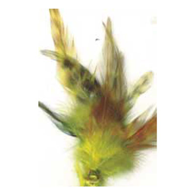 70446 Feather Tiger Tuft Lemon