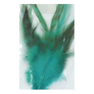70447 Feather Tiger Tuft Turquoise