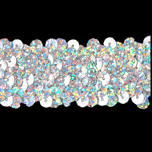 70471 Trim Sequin 30mm Silver