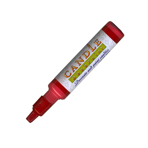 704720 Candle Decopaint Red