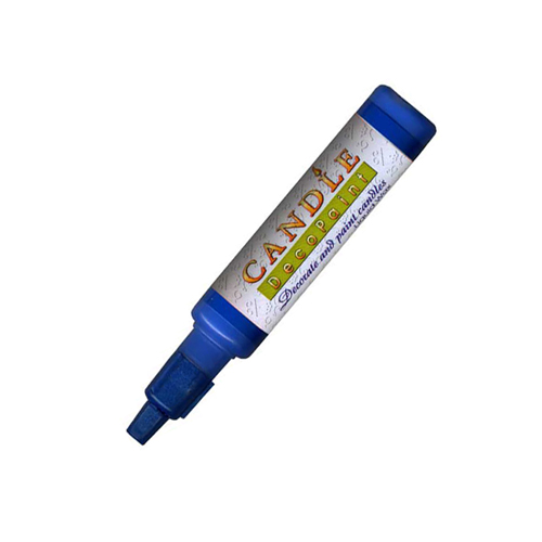 704730 Candle Decopaint Blue