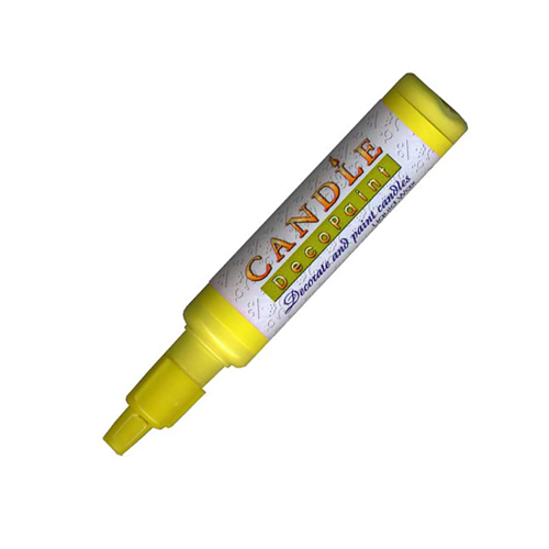 704750 Candle Decopaint Yellow