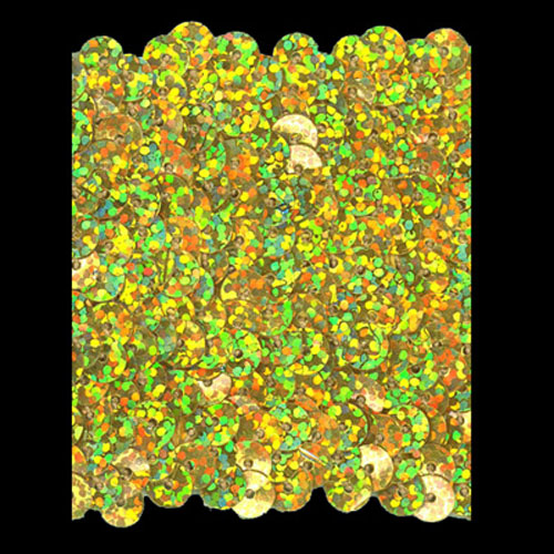 70480 Trim Sequin 60mm Gold