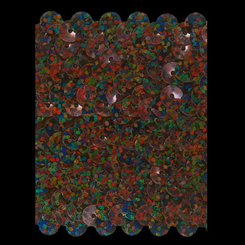 70482 Trim Sequin 60mm Black