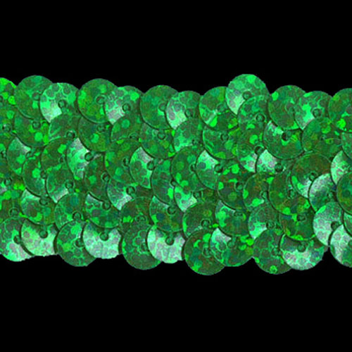 70487 Trim Sequin 25mm Green
