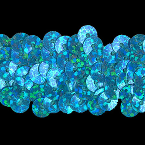 70491 Trim Sequin 25mm Turquiose