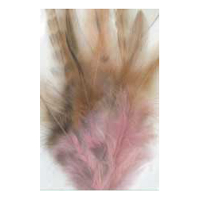 70499 Feather Tiger Tuft Light Pink