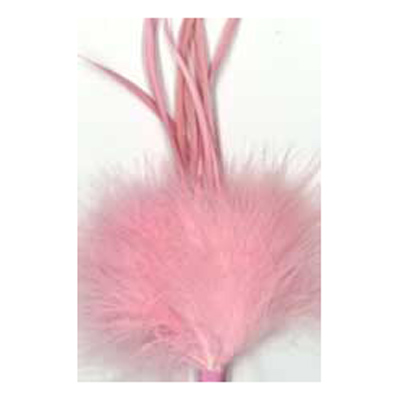 70528 Feather Marabou Tuft & Spike Light Pink