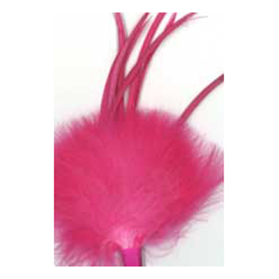 70529 Feather Marabou Tuft & Spike Hot Pink