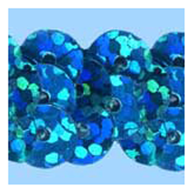 70598 Trim Sequin 12mm Turquoise