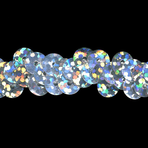 70703 Trim Sequin Silver