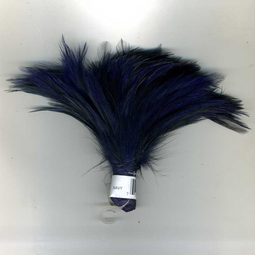 70800 Feather Cock Hackle Navy