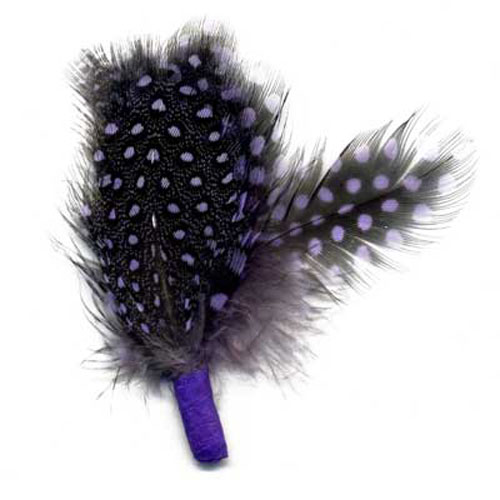 70845 Feather Guinea Cluster Soft Lilac