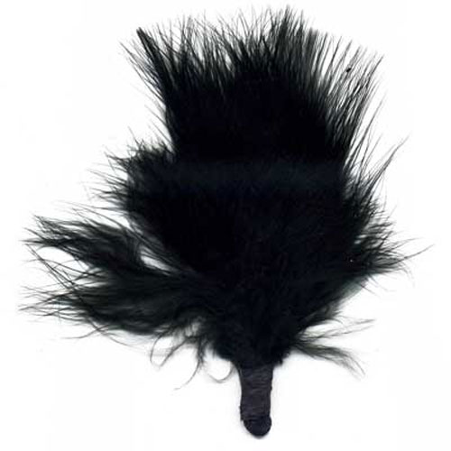 70849 Feather Marabou Tuft Black