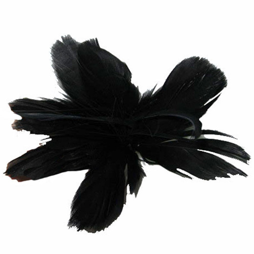 70855 Feather Goose Biot Black