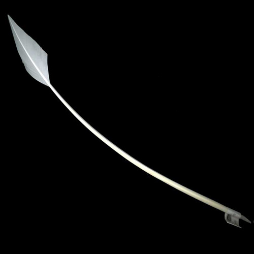 70873 Feather Arrow & Stripped Quill White