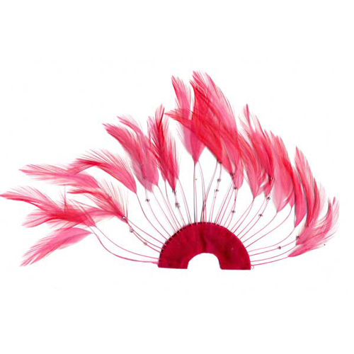 70878 Feather Stripped Marabou Peaches