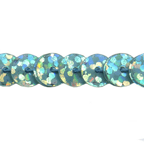 70890 Trim Sequin 6mm Light Blue