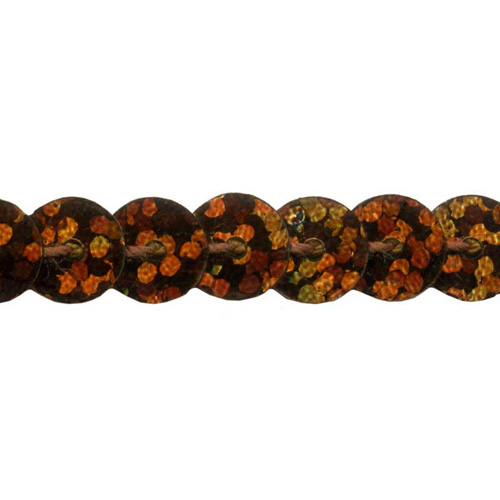 70895 Trim Sequin 6mm Brown