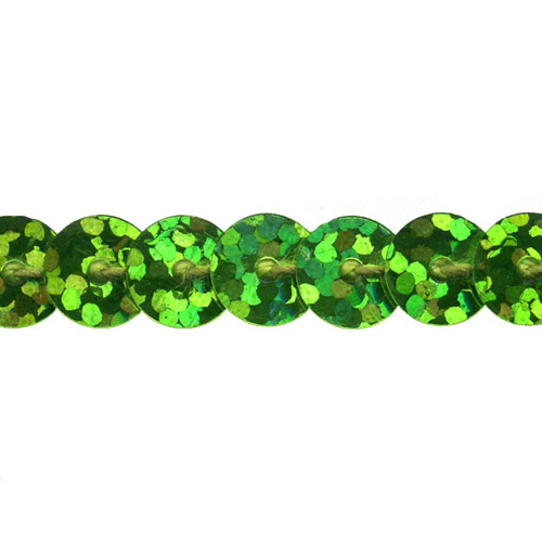 70898 Trim Sequin 6mm Lime